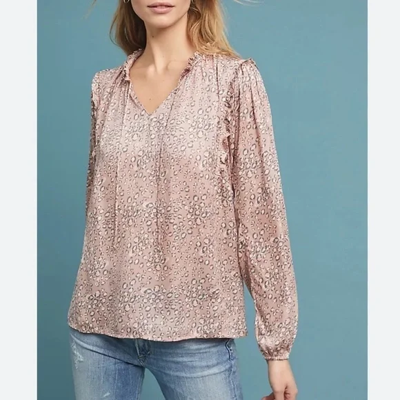 Anthropologie Dolan Left Coast Miramar Top Size Small - Picture 1 of 9